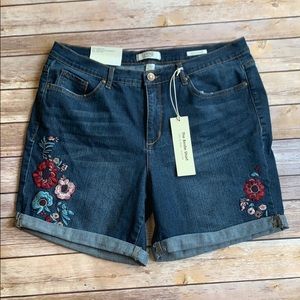 Vintage America Blues Bestie Shorts Embroidered